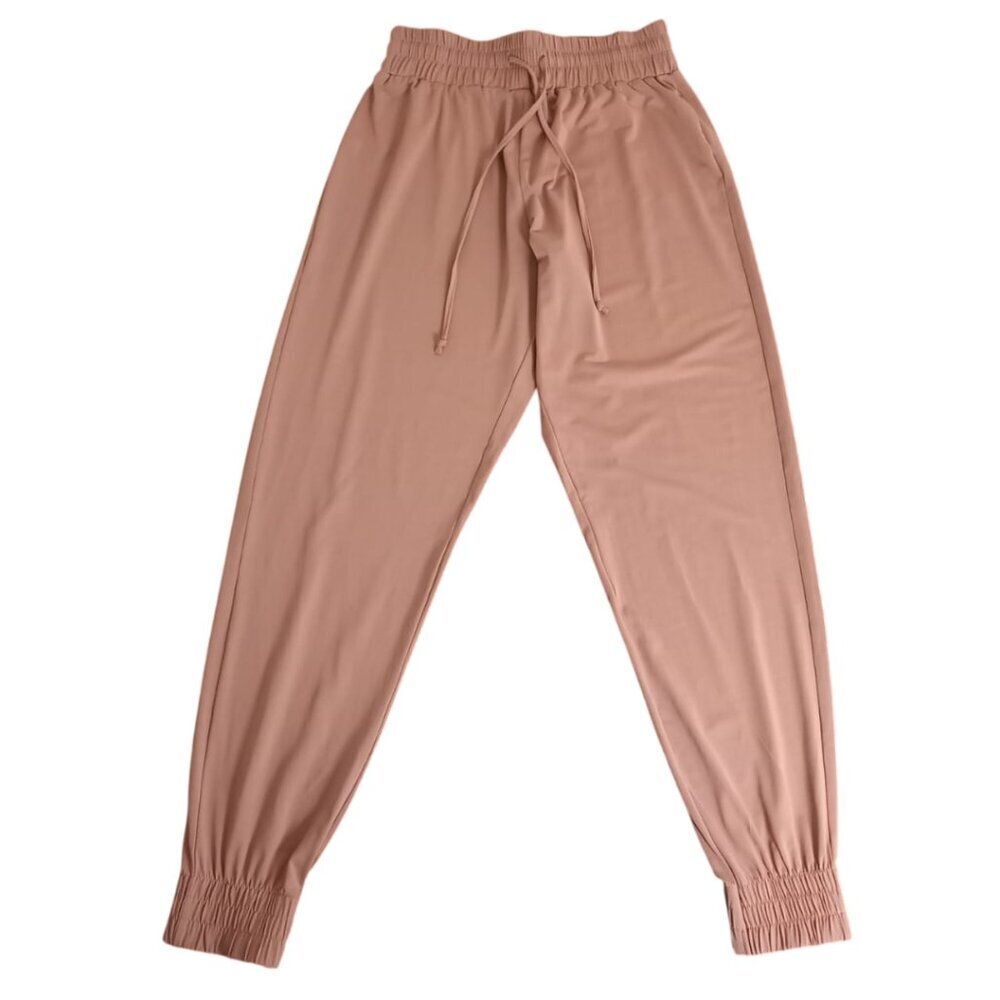 ZARA Sport Nude Jogger Pants - Women's Size S - Picture 1 of 7